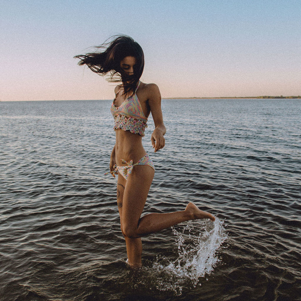 Bikini Donna A Vita Alta - Costume Da Bagno Imbottito E Sexy Per Spiaggia - Foto 8